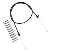 Câble de commande de rechange 946-04661A pour Craftsman, pour tondeuses troy-bilt, construction en fil d'acier, revêtement résistant aux intempéries, longueur du conduit de 94 cm, kit d'installation