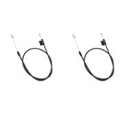 Câble de commande de rechange pour débroussailleuse Swisher haute - Compatible avec OEM 2034B ST60022Q ST6002212V - Noir - Longueur : 112 cm