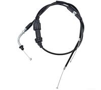 Câble de commande d'étranglement pour moto PW50 pour Honda, Suzuki, VTT - Câble d'accélérateur en métal avec mécanisme Push Pull Noir 165 cm (B)