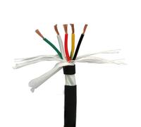 Câble de commande Flexible en cuivre étamé TRVV, de chaîne de traînée gainé en PVC, multi-conducteurs(20AWGx30Cx10m)