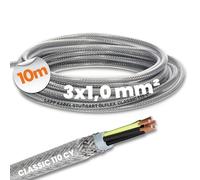 Câble de commande ÖLFLEX® CLASSIC 110 CY 3 G 1 mm2 transparent LappKabel 1135203 au mètre