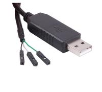 Câble de commande série USB vers RS232 2,54 mm avec affectation des broches TXD RXD GND