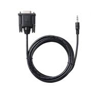 Câble de communication d-sub 9 broches DB9 femelle RS232 série vers stéréo 3,5 mm for jauge pression numérique 700G(1.8M)