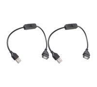 Câble de commutation USB 5 V2 A avec contrôle du commutateur pour lumières LED, ventilateur de refroidissement, câble d'alimentation avec