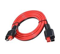 Câble de connecteur 30 A 12 AWG ForAnderson Adaptateur de cordon pour véhicules électriques Câble de connecteur 50 100 cm Câble double connecteur ForAnderson Adaptateur de cordon pour véhicules