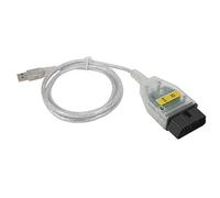 Câble de connecteur adaptateur de commutateur OBD2 avec puce FT232RL, outil de diagnostic automatique, coque blanche, panneau vert pour véhicules série E