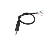 Câble de connecteur audio 2,5 mm mono stéréo 2 pôles 3 pôles 4 pôles mâle femelle prise jack rallonge 2/3/4 broches cordon de réparation DIY(2.5mm Male 4P)