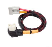 Câble de connecteur d'alimentation 50 A avec fil en silicone 8 AWG, adaptateur IEC C13 vers XT90 pour batterie, charge RC, cordon en cuivre étamé flexible haute température (D)