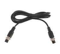 Câble de Connexion 2 Broches en Plastique pour Appareil Visage | Fil Noir, Transmission Stable du Signal, Pièce de Réparation pour Soins Visage et Yeux