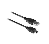 - Câble USB - USB (M) pour mini USB type B (M) - USB 2.0 - 1.8 m - noir