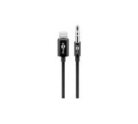 Goobay Câble audio Lightning vers jack 3,5 mm 1 m Noir pour iPhone/iPad 66805