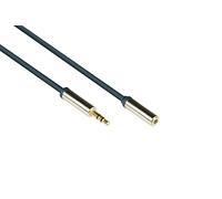 Câble de Connexion Audio Good Connections Extension Jack 3,5 mm 3 m Bleu foncé
