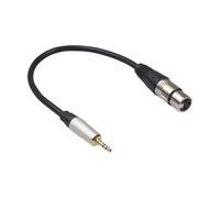 Câble de connexion audio universel, prise mâle 3,5 mm vers XLR pour écouteurs, microphones, guitares, tables de mixage, convertisseur de câble audio mâle vers XLR