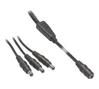 Câble de connexion basse tension VOLTCRAFT 072958C DC femelle ext 5.5 mm int 2.5 mm vers 3x DC mâle ext 5.5 mm int 2.5