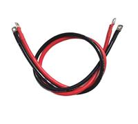 Câble de connexion de batterie en fil de silicone souple 10/8/6/4/2AWG avec borne SC M8 M10 M6, utilisé for les onduleurs automobiles UPS,(M10,8 AWG - 8.3MM2_120CM)