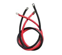 Câble de connexion de batterie en fil de silicone souple 10/8/6/4/2AWG avec terminal SC M8 M10 M6, utilisé for les onduleurs automobiles UPS, connexion(M8,2 AWG 35MM2_50CM)