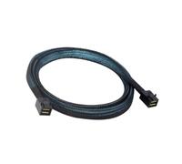 Câble de connexion de données interne du serveur SFF-8643, couverture en PVC, fil de routage flexible pour la maintenance et la mise à niveau des équipements, mise à niveau de la liaison de données,