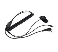 Câble de connexion de tête K de 35,4 pouces avec bouton PTT (Push To Talk) pour , pour , pour UV-5R, pour V3 V6 V8, etc., casque de casque Bluetooth radio bidirectionnel