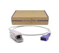 Câble de connexion directe skmeditec spo2 Sensor 3 m compatible avec moniteur avec module nellcor oximax sonde réutilisable pour adulte avec connecteur moniteur 9 broches