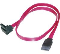 Câble de connexion disque dur Digitus - 2 connecteurs SATA femelles 7 broches coudé - 0,50 m - Rouge - AK-400104-005-R