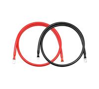 Câble de Connexion d'onduleur de Batterie 20/30/40/50/60/100CM, 8/6/4awg, Fil de cuivre Pur toronné UPS RV, étamé(Black 1Pcs Red 1Pcs,20CM(7.87inch),4 AWG)