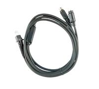 Câble de connexion du port KB le scanner RJ50, deux connecteurs de clavier, cordon prêt à l ' emploi pour la caisse et l ' entrepôt, cordon de remplacement du scanner, lien hôte, câble de terminal