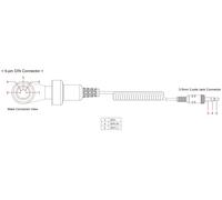 CÂBLE DE CONNEXION ENTRE LE TRANSMETTEUR SM10 ET LE SYSTEME AUDIO HONDA GOLD WIN