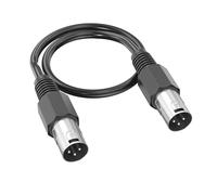 Câble de connexion mâle à mâle à 3 broches - Cordon de tension auditive lisse - Type de soudure pour KTV et concerts - Interfaces d'amplificateur de mixage