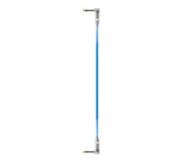 Câble de Connexion Musicale Câble Audio Câble Effets Guitare Câble Pédalier Blindé en Cuivre avec Prise Coudée pour Chaînage des Pédales Réduction des, Bleu, 38 4.6 1.2 Cm