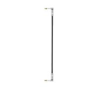Câble de Connexion Musicale Câble Audio Câble Effets Guitare Câble Pédalier Blindé en Cuivre avec Prise Coudée pour Chaînage des Pédales Réduction des, Noir Mat, 38 4.6 1.2 Cm
