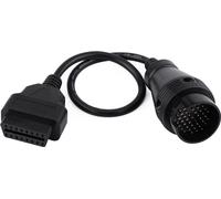 Câble de connexion OBD II, plastique ABS 38 broches à 16 broches câble de diagnostic entretien pour interface femelle