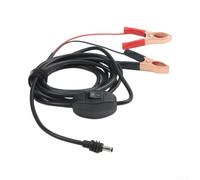 Câble de connexion portable pour mini panneau solaire Starlink (300 cm) | Interrupteur d'alimentation intégré, fil épais de 16 AWG, transmission stable, polarité rouge noire, contrôle sûr
