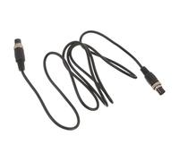 Câble de Connexion pour Appareil de Soins du Visage 2 Broches Noir | Cordon de Remplacement en Plastique, Transmission Stable du Signal, pour Machine Faciale et Oculaire