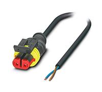 Câble de connexion SAC-2P-5,0-PUR/SUSFS Superseal PIN : 2 connecteurs droits ...