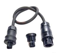 Câble de connexion secteur compatible avec Betteri BC01 avec prise BC01C et Wieland, H07RN-F 3 conducteurs en cuivre sans oxygène Gaine extérieure en élastomère (1 mètre)