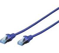 Câble de connexion SF/UTP, CAT 5 Digitus - [1x RJ45 mâle - 1x RJ45 mâle] - 3.00 m - bleu - DK-1531-030/B