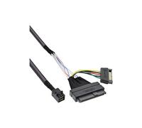 Câble de connexion U.2, SSD avec U.2 (SFF-8639) à SFF-8643 + alimentation, 0,75 m