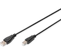 Câble de connexion USB 2.0 DIGITUS USB-A - USB-B mâle 1,8 m noir