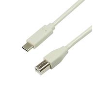 LogiLink Câble USB 2.0 USB-C vers USB-B mâle 1,0 m, gris