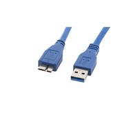 Lanberg CA-US3M-10CC-0005-B câble USB 0,5 m Micro-USB A USB A Bleu