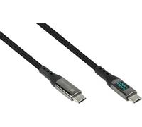 Câble de connexion USB-C 2.0 (m-m) Goodconnections 1 m avec affichage numérique
