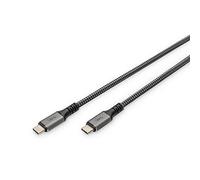 Digitus Câble USB4 USB-C vers USB-C 1 m 40 Gbits/s 8K@60Hz PD3.0 Noir