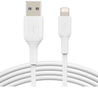 Câble de connexion USB vers Lightning Belkin CAA001BT1MWH Blanc 1 m