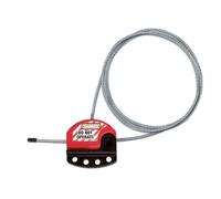 Câble de consignation - MASTER LOCK - S806 - Ajustable - Multi-utilisateurs - Acier gaîné vinyle