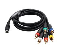 Câble de console adapté à la connexion de jeu vidéo de synchronisation des surveillances de couleur N64
