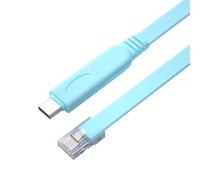 Câble de console USB-C Cisco avec puce FTDI, adaptateur série USB Type C vers RJ45 Accessoire essentiel des routeurs/commutateurs Cisco, NETGEAR, TP-Link pour ordinateurs portables, 1.8m/6ft