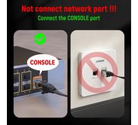 Câble de console USB-C UART ¿ Accessoire essentiel compatible avec Cisco, NETGEAR, Ubiquity, LINKSYS, routeurs/commutateurs pour ordinateurs portables sous Windows, Mac, Linux (noir, 1,8 m)