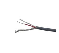 Câble de contrôle blindé Fil de signal, Câble de signal d'amplificateur audio 2.1 canaux, 2, 3 ou 4 cœurs, UL2547, 28 AWG, blindé, multicolore, plusieurs tailles(Grey 2 Core,2 meter)