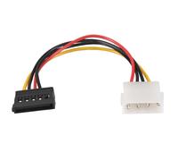 Câble de conversion adaptateur SATA Power femelle vers Molex mâle, 6 pouces