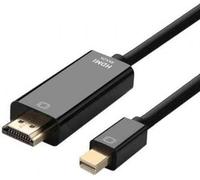 Câble de conversion aisens a125-0458 / mini displayport male - hdmi male / 3m / noir